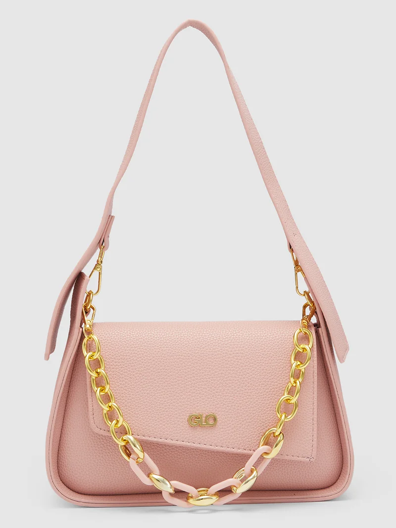 جلو باص Globus Women Pink Textured Handheld Bag